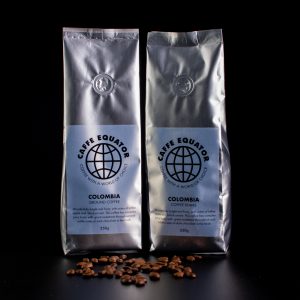 Caffe Equator Colombian coffee beans and ground 250g
